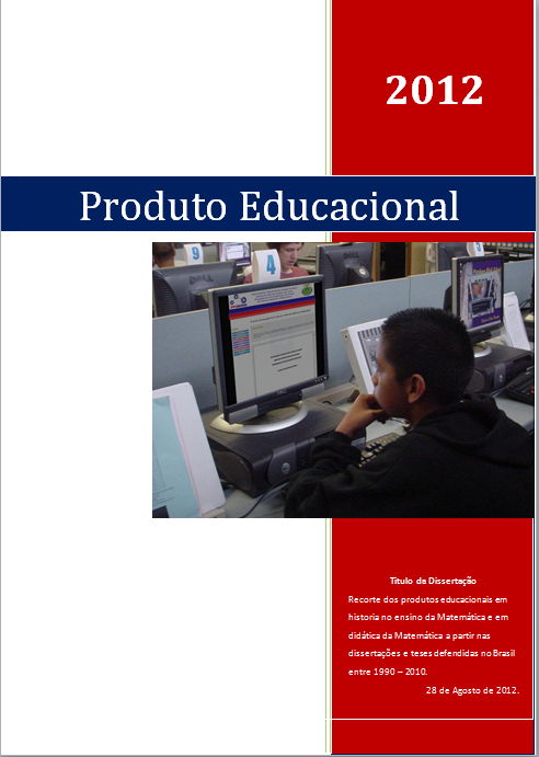 Capa do Produto Educacional
